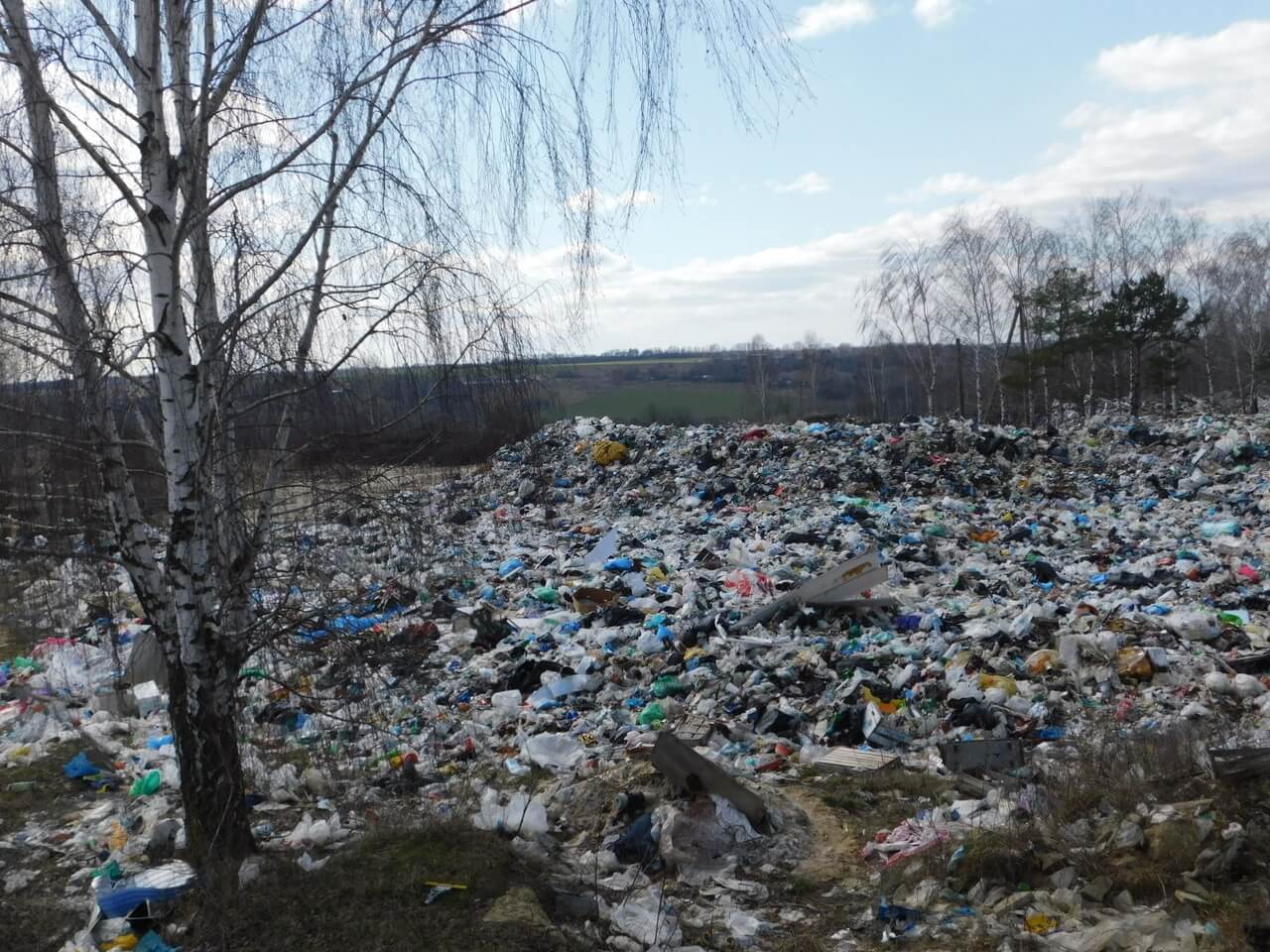 В Орловской области свалка готовится 