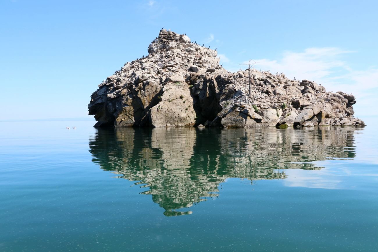 "Остров чаек" на озере Байкал - Автор фото: Наталья Слободчикова