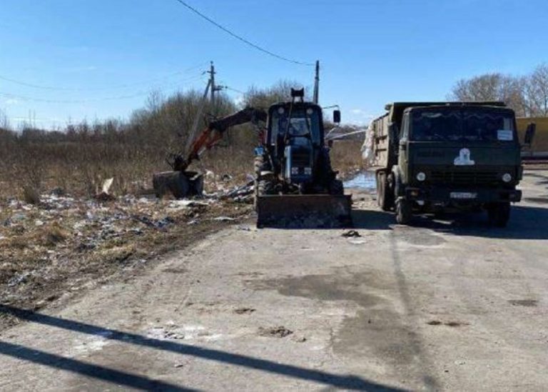 Стихийную свалку ликвидировали в Тульской области