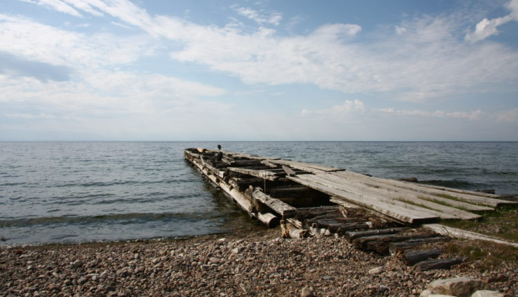 Старая пристань. Байкал / Автор: Наталья Слободчикова