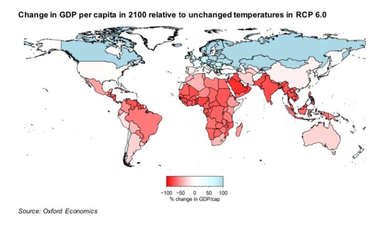 Глобальное потепление сделает тропические страны беднее