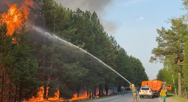 На Урале и в Сибири горят леса