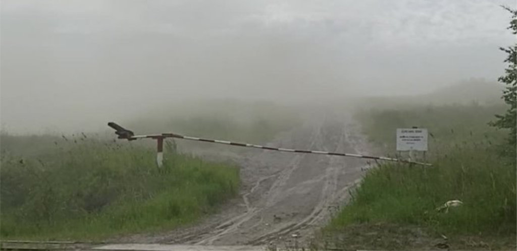 Над Северодвинском повисло облако золы