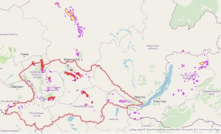 WWF показал карту социально-экологических конфликтов