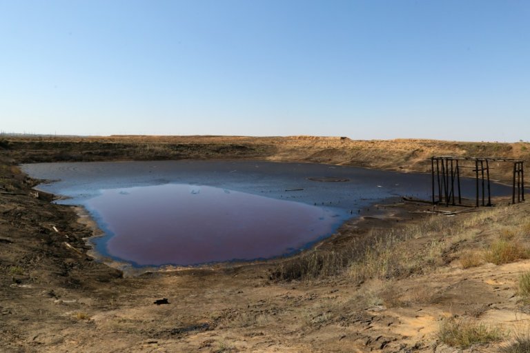 В Астраханской области завершается рекультивация нефтяных ям