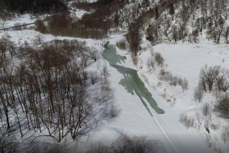 На Сахалине обнаружен сброс неочищенных стоков в реку