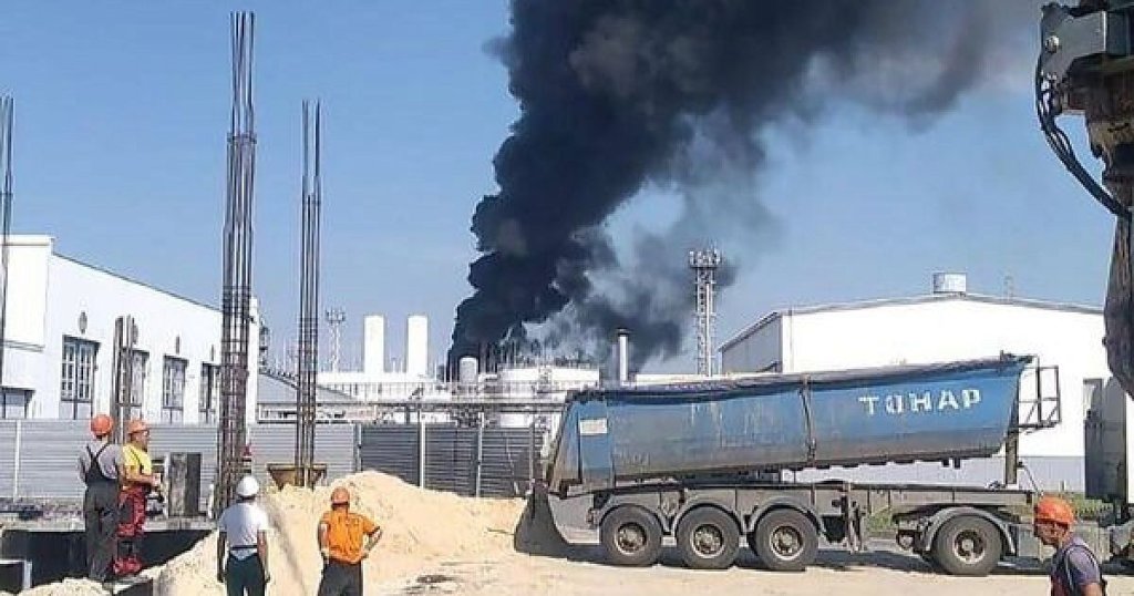 На НПЗ в Ростовской области произошёл пожар