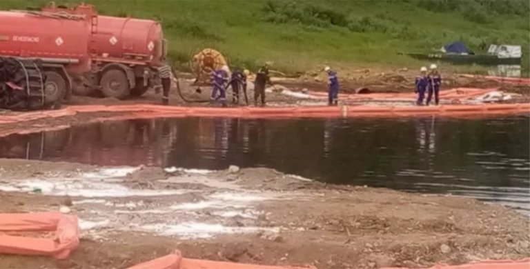 В Красноярском крае произошёл прорыв трубопровода