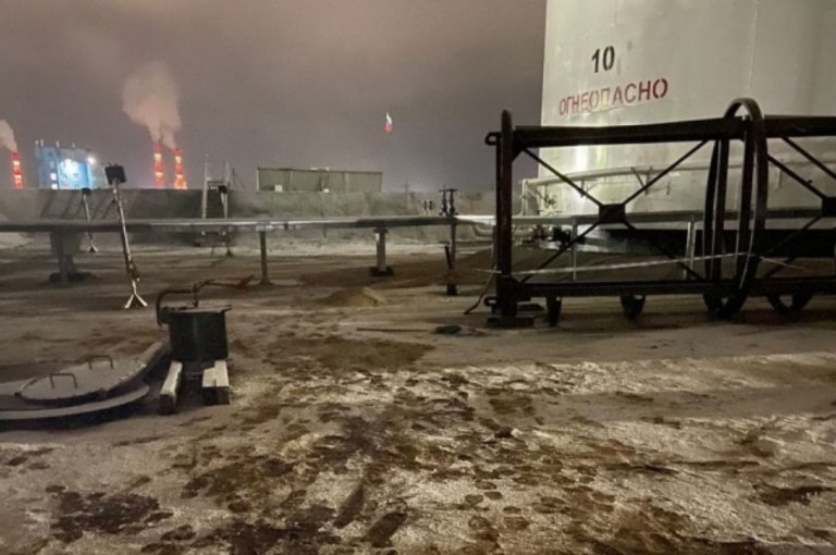 В Норильске произошёл разлив дизтоплива