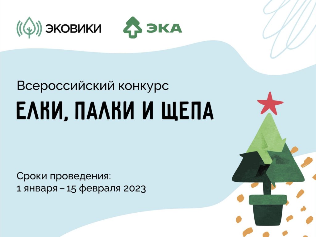 «Ёлки, палки и щепа» — новогодняя акция от Движения ЭКА