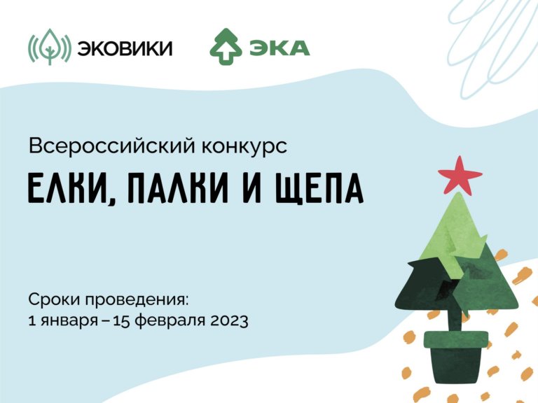 «Ёлки, палки и щепа» — новогодняя акция от Движения ЭКА