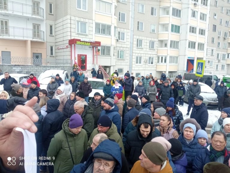 В Видном жители протестуют против строительства дороги-дублера МКАД