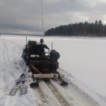 На Северной Двине разрежут более 140 км льда для защиты от затоплений