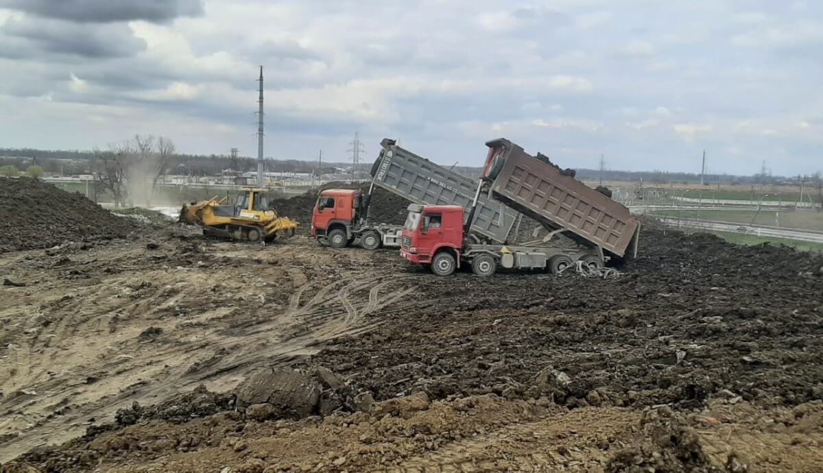 В Славянске-на-Кубани идет рекультивация крупной свалки ⋆ НИА 