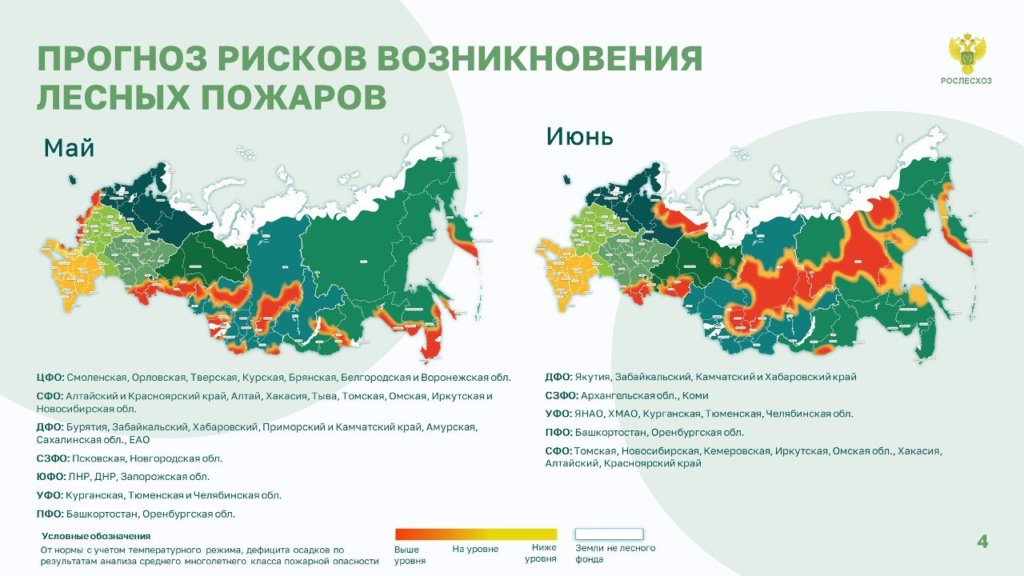 Шесть российских регионов не готовы к новому пожароопасному сезону
