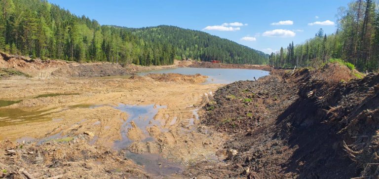 В Красноярском крае золотодобытчики загрязнили две реки