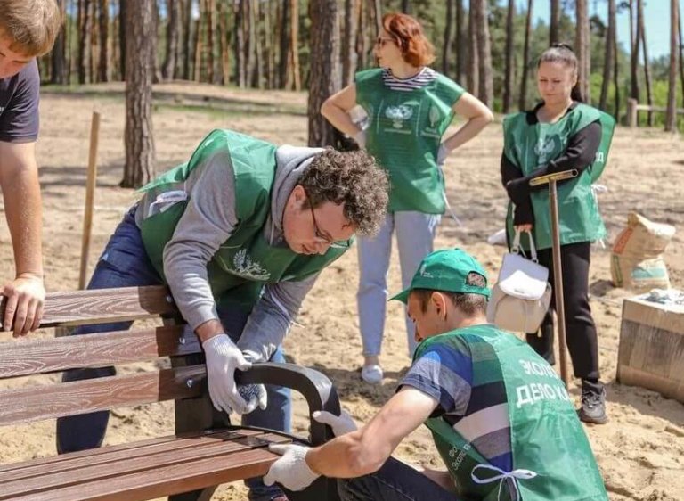 В Курске расчистили пляж реки Сейм