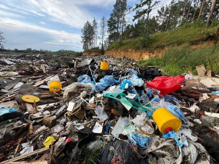 За два года незаконная свалка с медотходами в Екатеринбурге увеличилась в четыре раза
