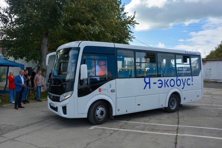 В Ачинске впервые запустили экобусы