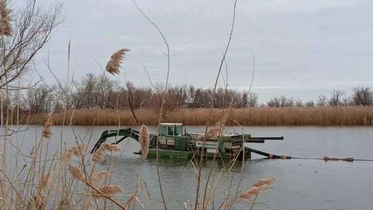 В Саратовской области завершается расчистка реки Еруслан