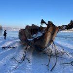 Из Ангары подняли судно, пролежавшее на дне реки 30 лет
