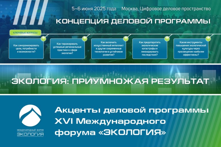 XVI Международный форум «Экология»: эксперты обсудят как синхронизировать поставленные цели с имеющимися возможностями