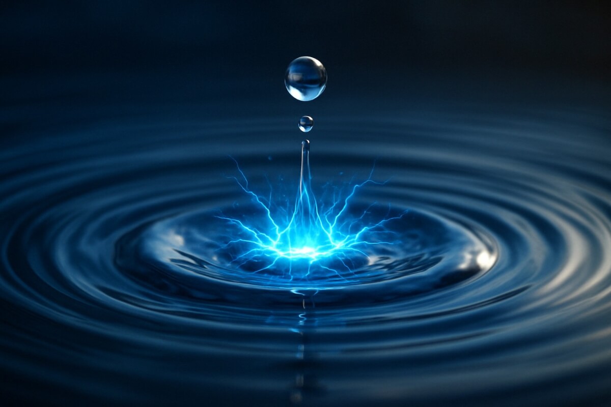 Учёные создали плавучий генератор, вырабатывающий электричество из капель дождя