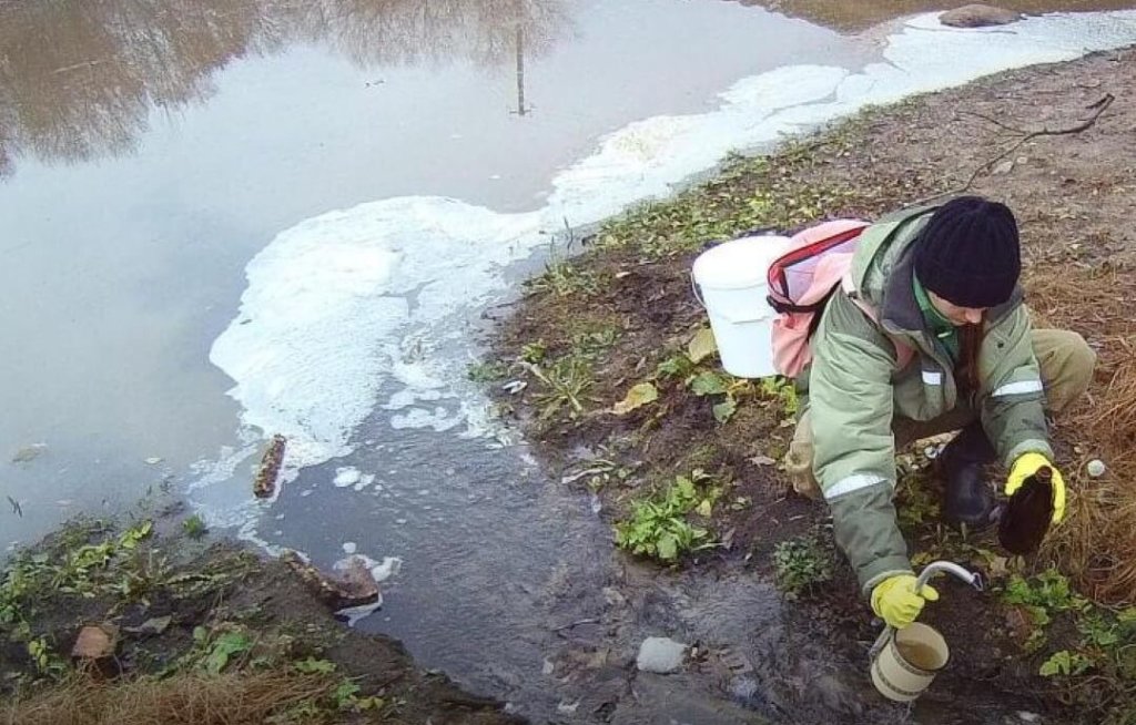 Новгородские коммунальщики загрязняли реку Веронда