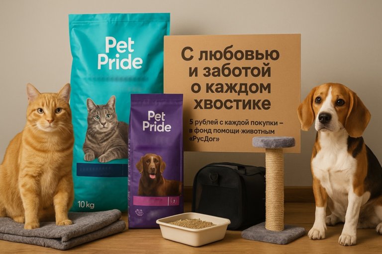 Ozon Забота и Pet Pride запускают акцию в поддержку бездомных животных