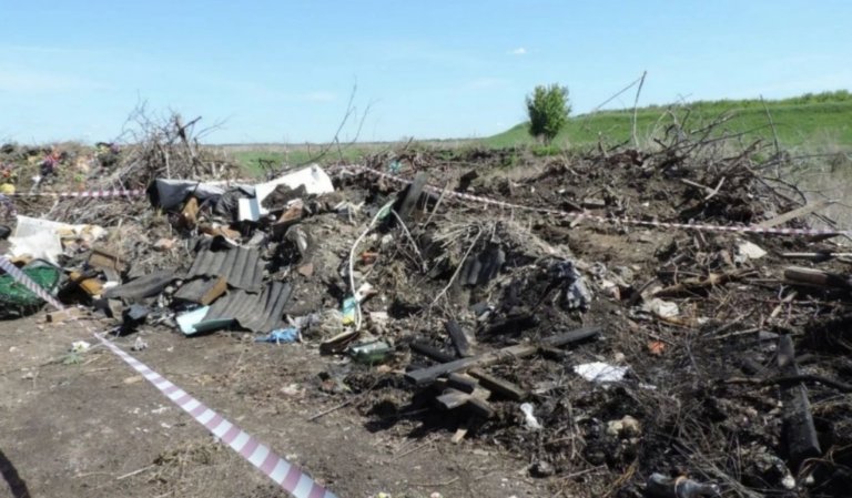 Под Воронежем обнаружили свалку с покрышками и остатками нефтепродуктов