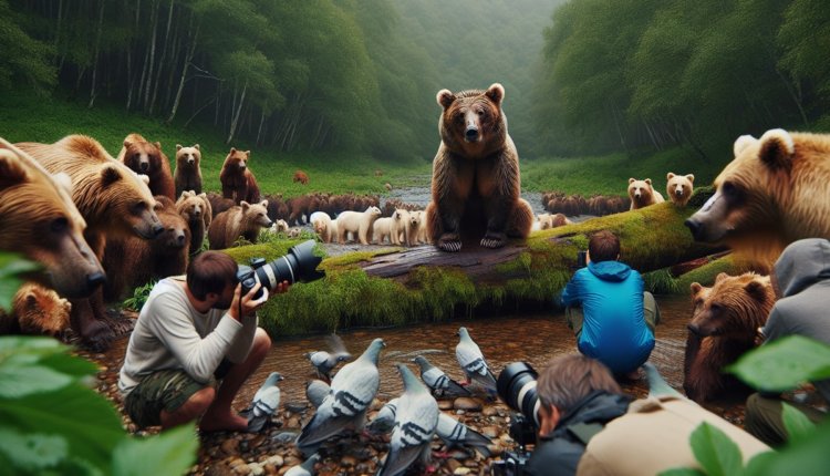 бурый медведь, Кавказский заповедник, учет популяции