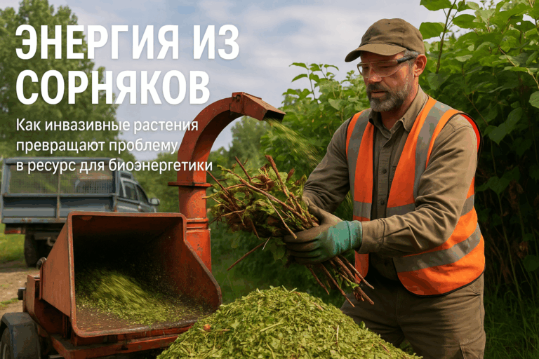 Энергия из сорняков