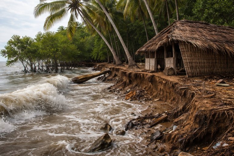 Архипелаг Бижагос уходит под воду из-за повышения уровня моря