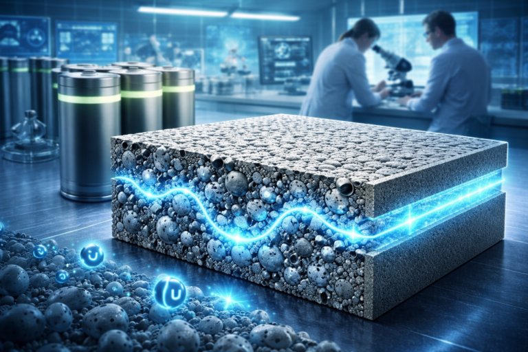 Разработан утолщённый электрод для аккумуляторов без потери мощности