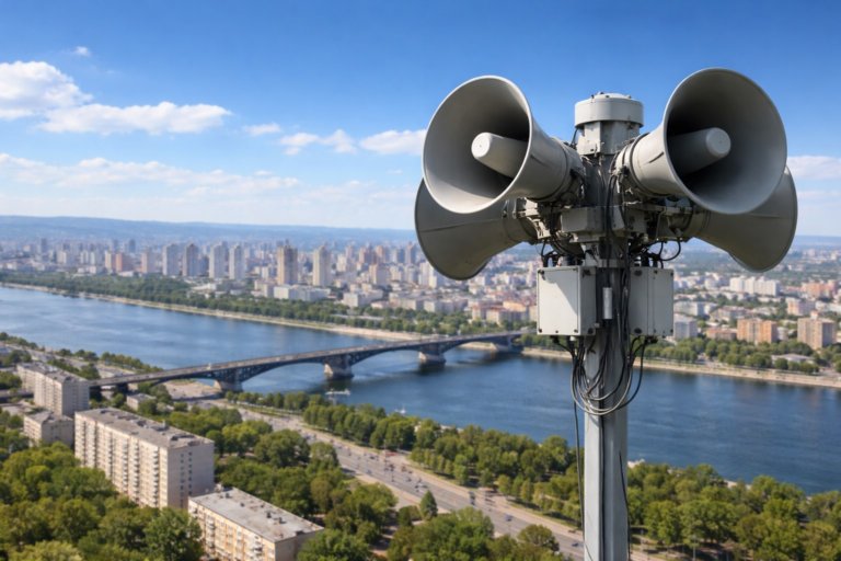 Ростех завершил оснащение Красноярска системой оповещения