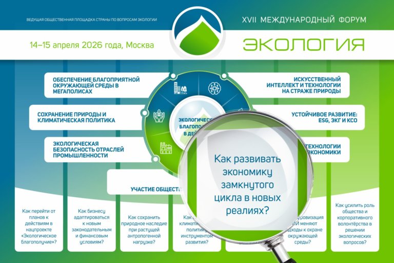 От реформы к замкнутому циклу: отрасль обращения с отходами обсудят на форуме «Экология»