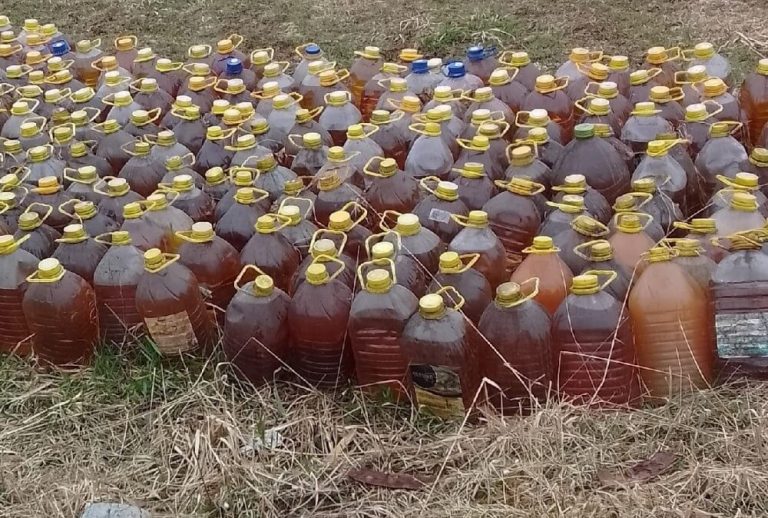 В Карелии жители обнаружили свалку канистр с фритюрным маслом