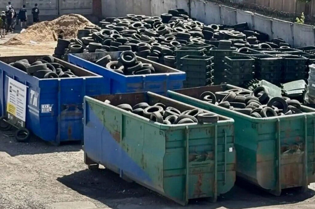 В Ижевске на переработку сдали более 60 тонн автопокрышек