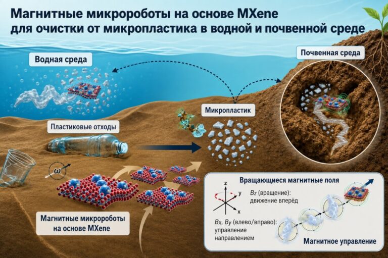 Микророботы научились удалять до 94% микропластика из воды