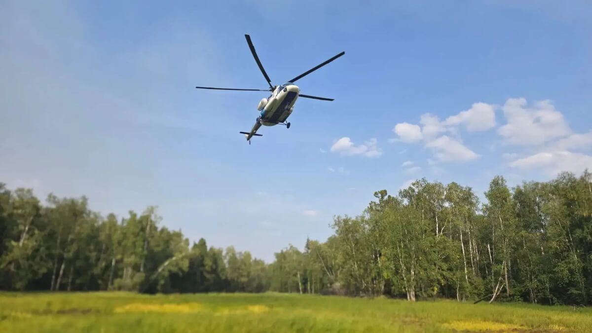 В России 3 сентября тушат 42 лесных пожара на площади более 509 тыс. га