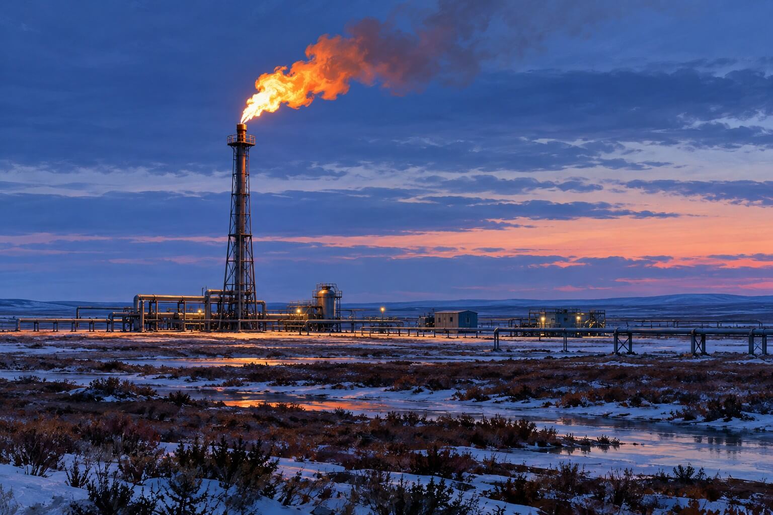 Порог сжигания попутного газа при расчёте платы за выбросы повысили с 5% до 18%