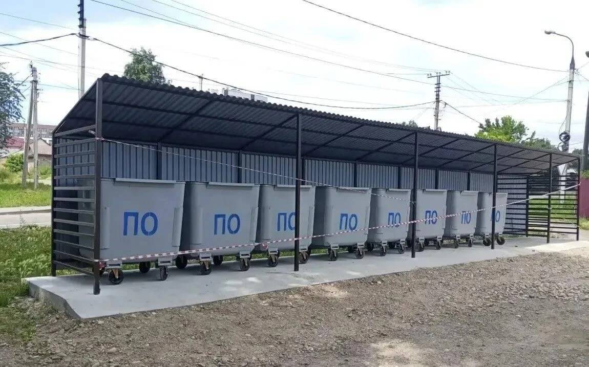 С начала года в Иркутской области появилось более 580 новых контейнерных площадок