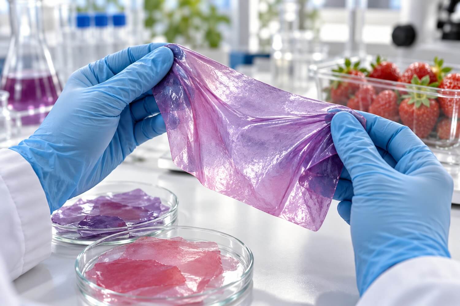 Плёнка с грибным мицелием подскажет, когда продукт теряет свежесть