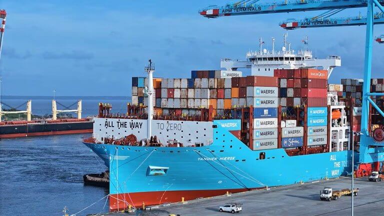 Maersk заправила океанский контейнеровоз топливом из кукурузы